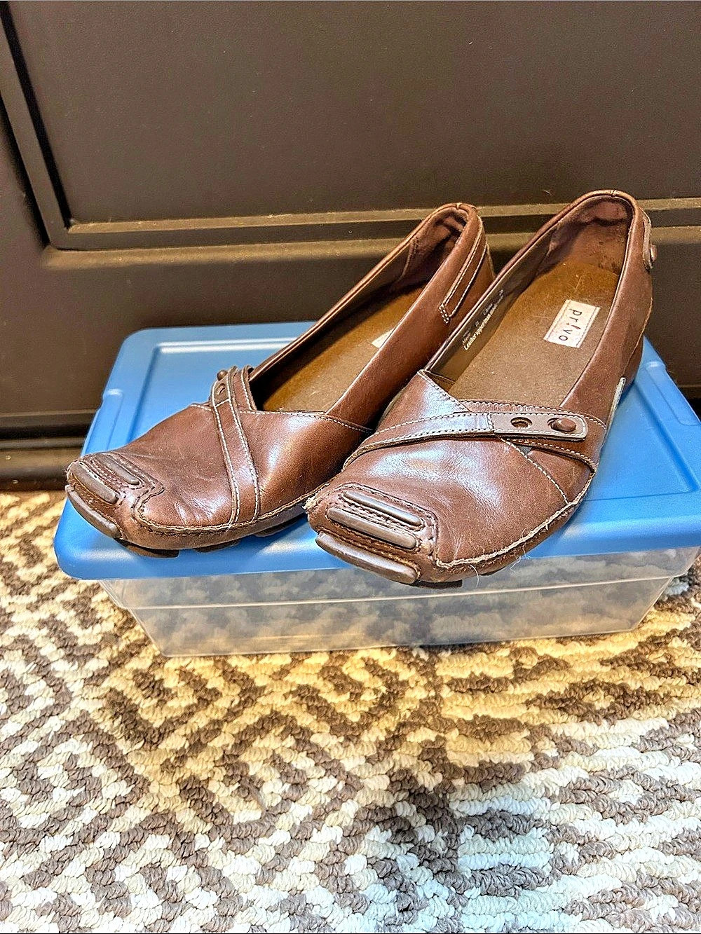 Size 8 Primo Leather Shoes in Brown